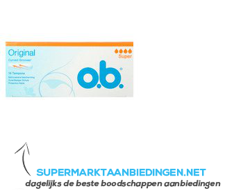 OB Tampons super aanbieding