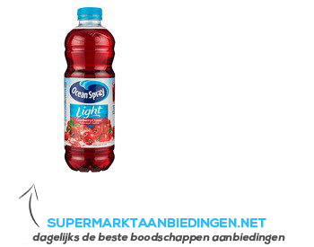 Ocean Spray Cranberry classic light aanbieding