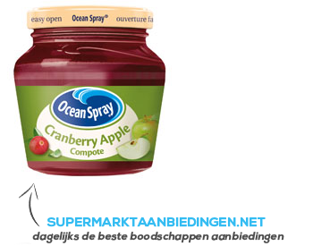 Ocean Spray Cranberry en apple compote aanbieding