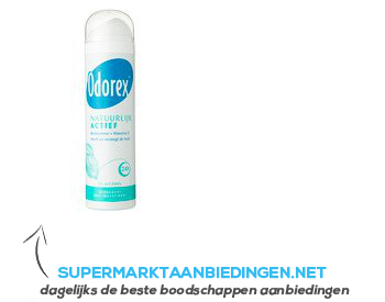 Odorex Deospray natuurlijk actief aanbieding