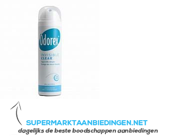 Odorex Deospray onzichtbaar puur aanbieding