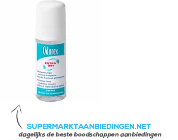 Odorex Extra dry depper aanbieding