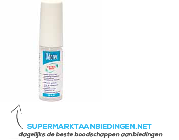 Odorex Extra dry pompspray aanbieding