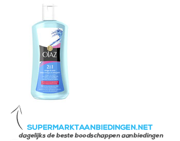 Olaz 2-in-1 reiniger en tonic aanbieding