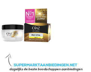 fout Specificiteit Wanten Olaz Anti-wrinkle pro vital dagcrème SPF 15 aanbieding | Supermarkt  Aanbiedingen