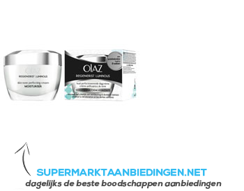 Olaz Regenerist luminous huidtint dagcrème aanbieding