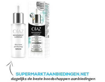 Olaz Regenerist luminous huidtint serum aanbieding