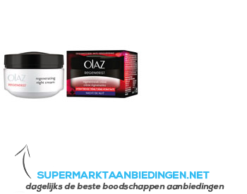 Olaz Regenerist regenererende nachtcrème aanbieding