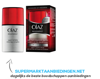 Olaz Regenerist rimpel ontspannende dagcrème aanbieding