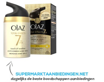 Onderzoek Ademen voorjaar Olaz Total effects 7-in-1 dagcrème aanbieding | Supermarkt Aanbiedingen