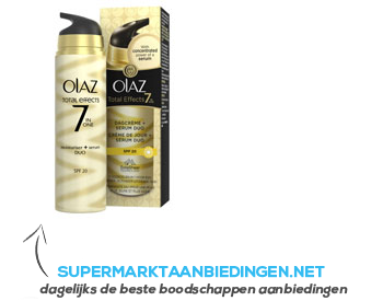 Olaz Total effects 7-in-1 dagcrème serum aanbieding