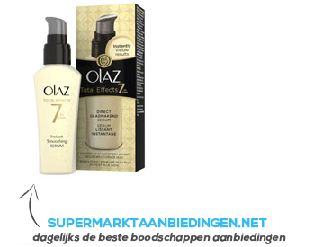 Olaz Total effects 7-in-1 gladmakend serum aanbieding