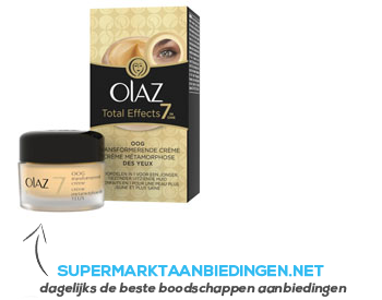 Olaz Total effects 7-in-1 oogcrème aanbieding