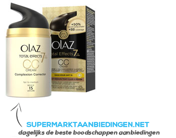 Olaz Total effects CC cream licht-medium tint aanbieding