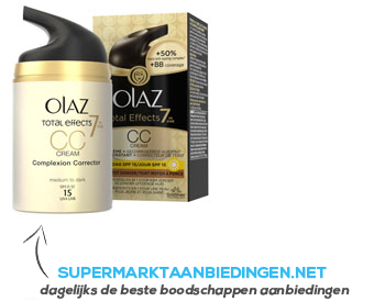 Olaz Total effects CC cream medium-donker aanbieding