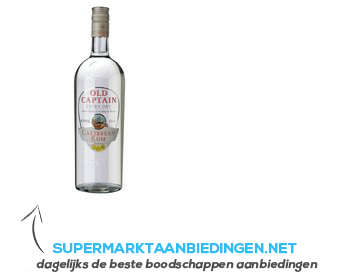 Old Captain Extra dry Caribbean rum aanbieding