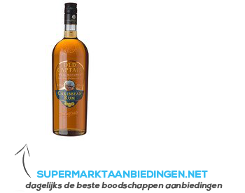 Old Captain Well matured Caribbean rum aanbieding