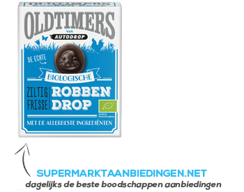 Oldtimers Biologische ziltig frisse robben drop aanbieding