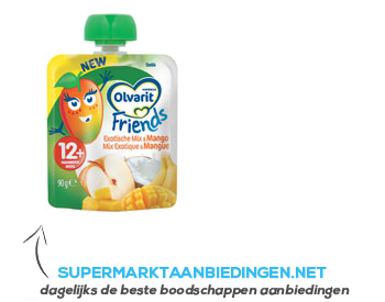 Olvarit Friends exotisch fruit-mango 12 mnd aanbieding