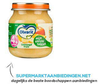 Olvarit Gemengd fruit 4 mnd aanbieding