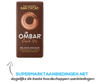 Ombar Dark 72% aanbieding