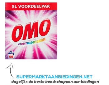 Omo Poeder color aanbieding