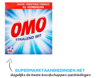 Omo Poeder wit aanbieding