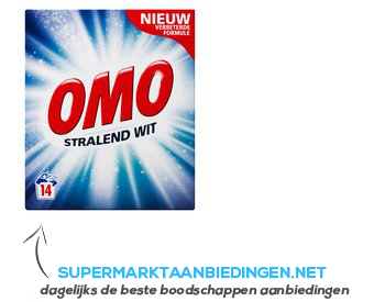 Omo Waspoeder wit aanbieding