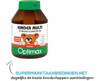 Optimax Kinder multi aardbei aanbieding