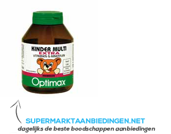 Optimax Kinder multi extra framboos aanbieding