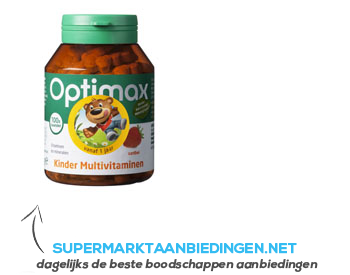 Optimax Kinder multivitaminen aardbei aanbieding