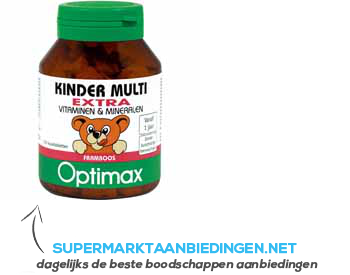 Optimax Kinder multivitaminen extra aanbieding