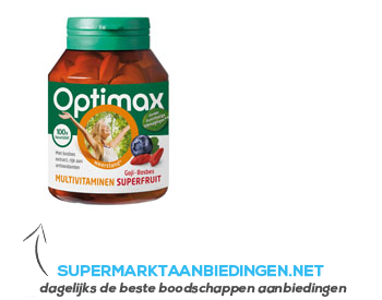 Optimax Superfruit goji-bosbes tabletten aanbieding