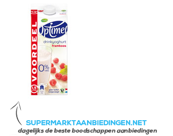 Optimel Drinkyoghurt framboos voordeelpak