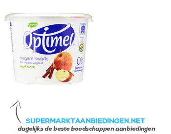 Optimel Kwark appel kaneel aanbieding