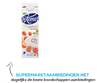 Optimel Yoghurt aardbei aanbieding