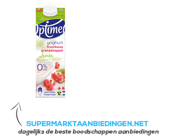 Optimel Yoghurt variaties aanbieding