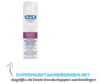 Oral-B 3d white luxe whitening versneller aanbieding