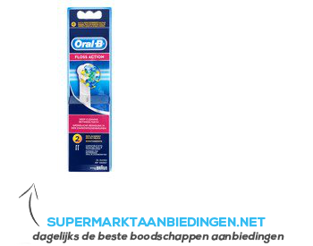 Oral-B Floss action opzetborstel aanbieding