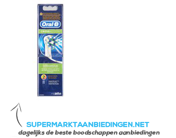 Oral-B Opzetborstels cross action aanbieding