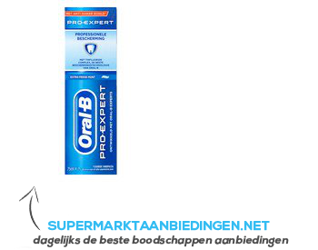 Oral-B Pro-Expert clean mint aanbieding