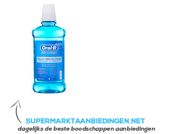 Oral-B Pro expert multi protect mondwater aanbieding