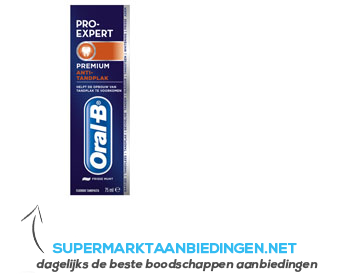 Oral-B Pro expert premium anti tandplak tandp. aanbieding