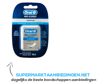 Oral-B Pro expert premium floss cool mint aanbieding