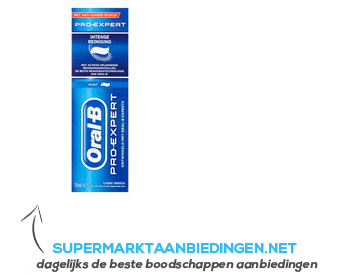 Oral-B Pro-expert tandpasta intense reiniging aanbieding