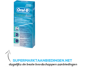 Oral-B Super floss aanbieding