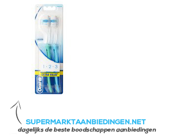 Oral-B Tandenborstel indicator medium aanbieding Supermarkt Aanbiedingen