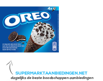 Oreo Ice cream with oreo biscuit pieces aanbieding