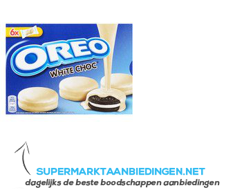 Oreo Omhuld met witte chocolade aanbieding