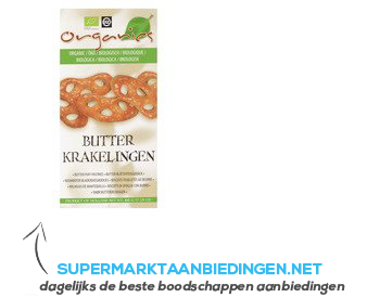 Organics Butter krakelingen biologisch aanbieding